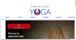 Desktop Screenshot of americanyoga.net